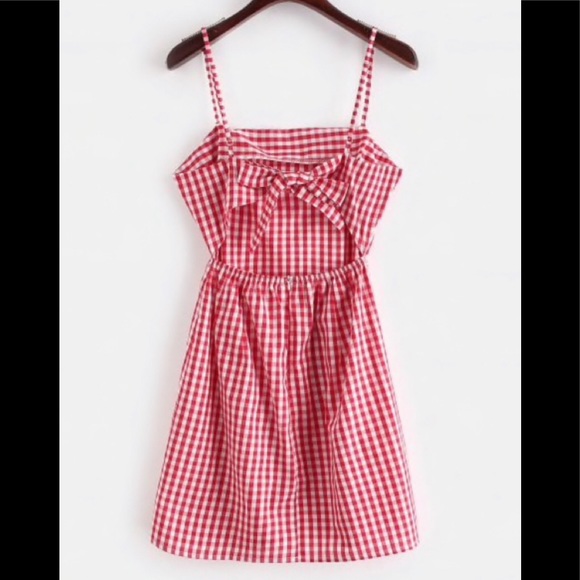 LAST ONE SALE!!Gingham Dress - Picture 5 of 5